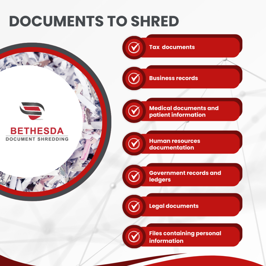 bethesda off site document shredding services